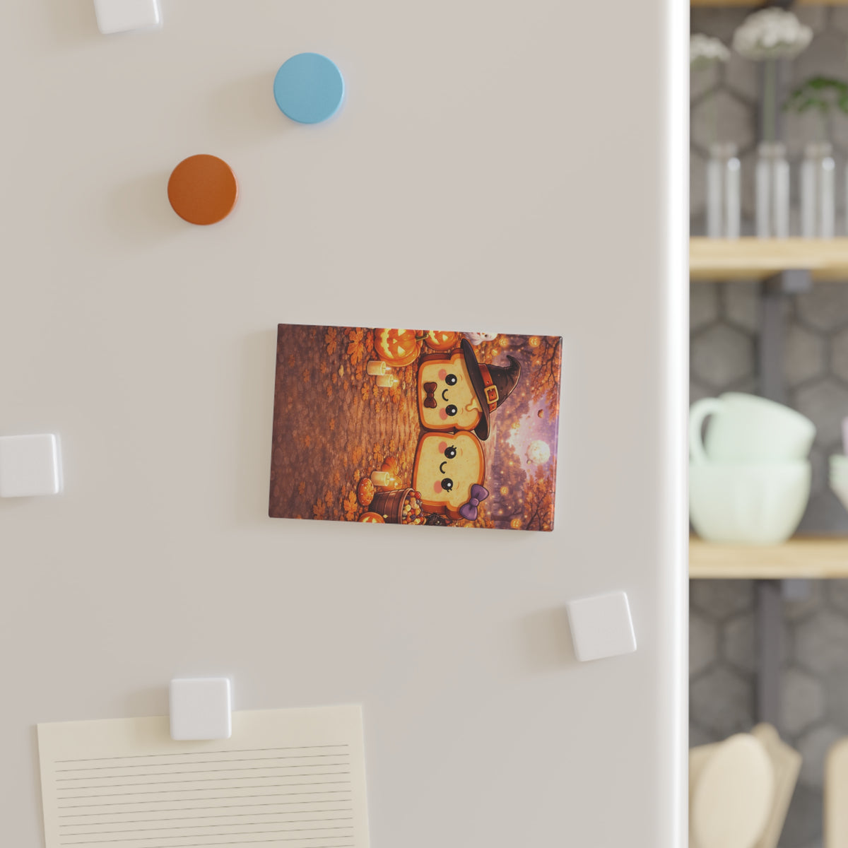 October Toasty Couple Rectangle Magnet