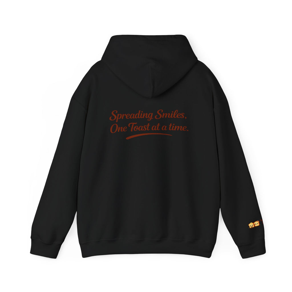 Lightweight Hoodie — "Spreading Smiles, One Toast at a Time." Graph Hoodie