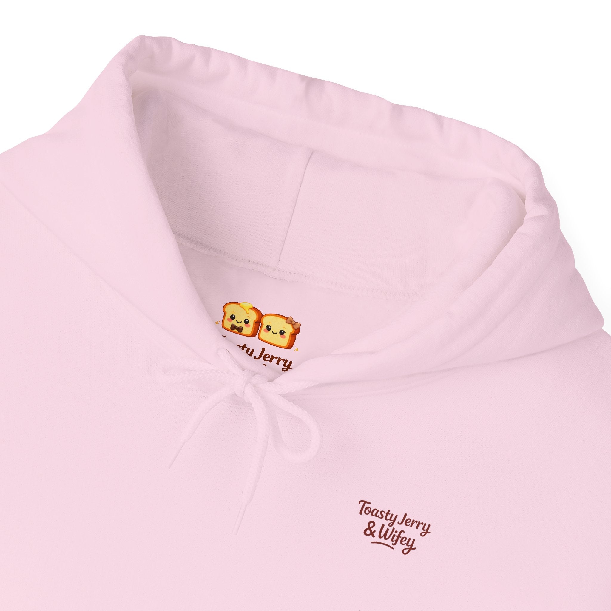 Lightweight Hoodie - ToastyJerry & Wifey Hoodie (Small Text Front)