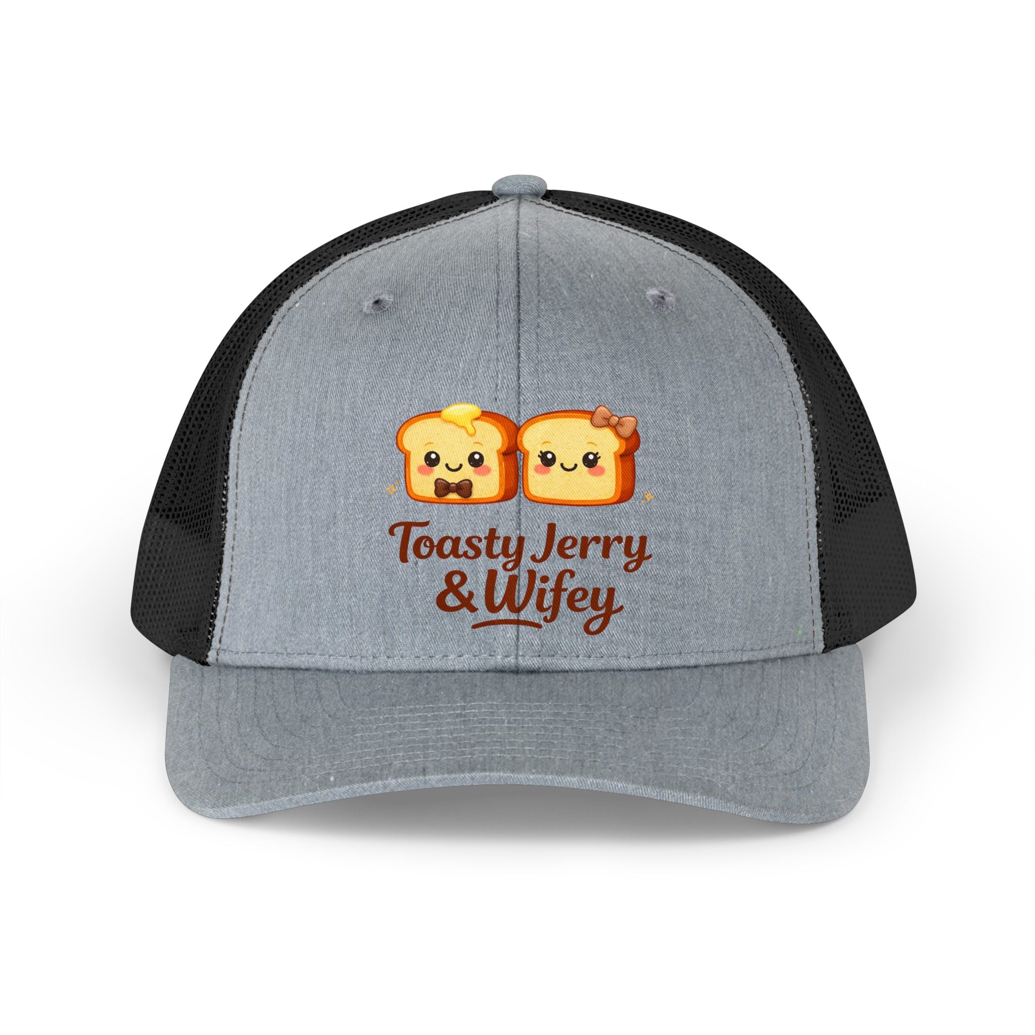 Toasty Jerry & Wifey Couple Retro Trucker Hat