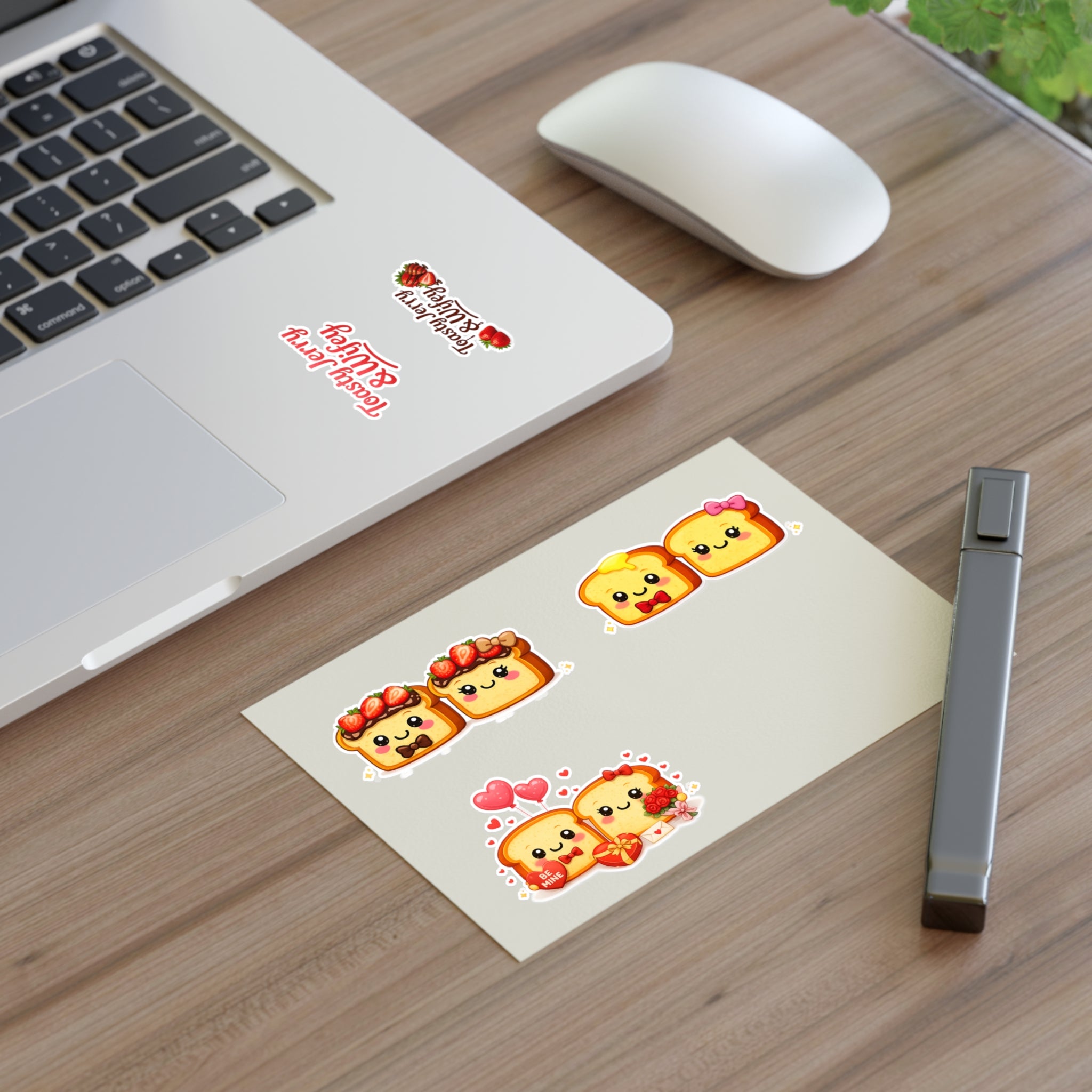 Sticker Sheet — "ToastyJerry & Wifey" Valentines Vinyl Decal