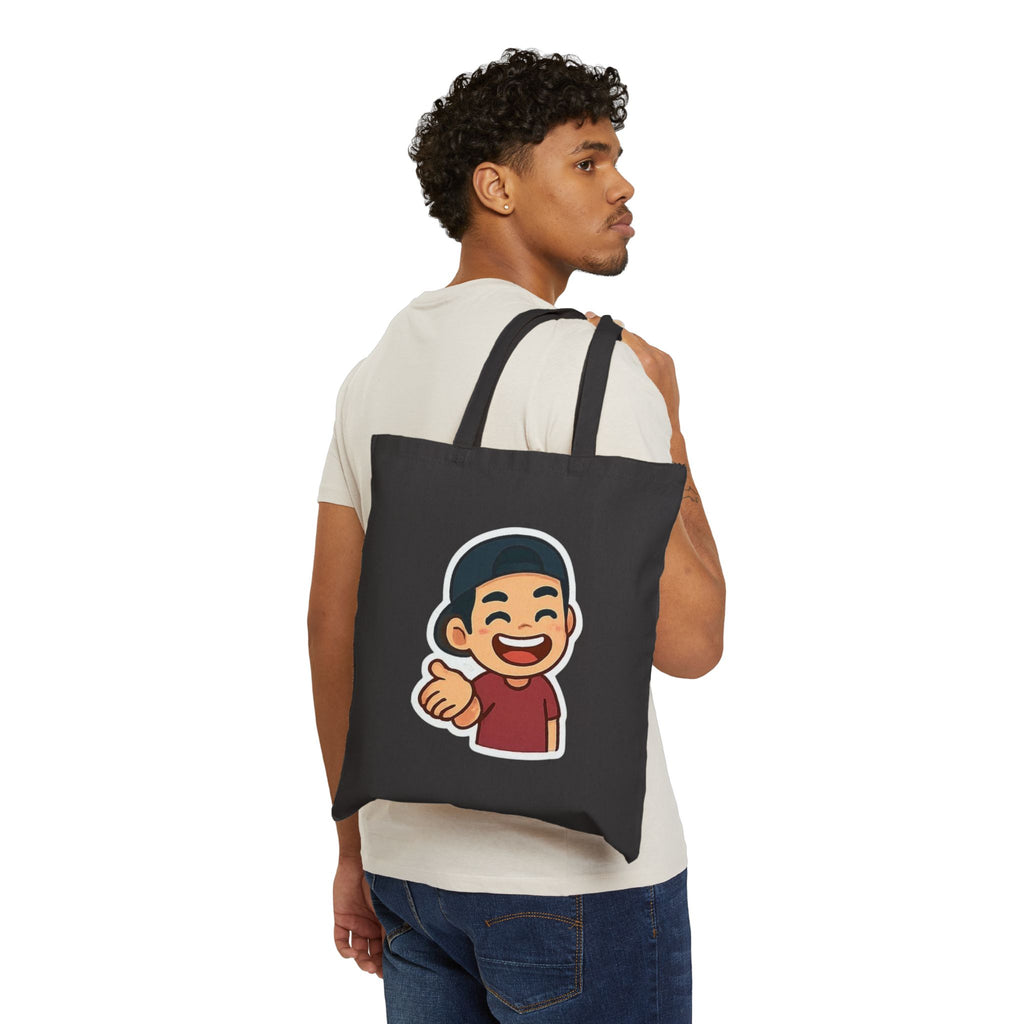 Tote Bag — Toasty Jerry Emoji Face Canvas Tote Bag