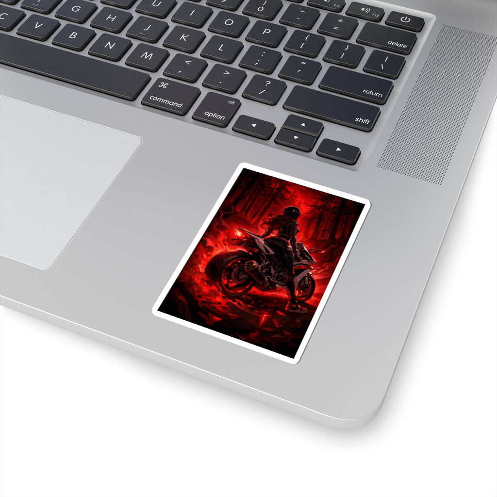 Kiss-Cut Sticker —  Celi Dark Red Night