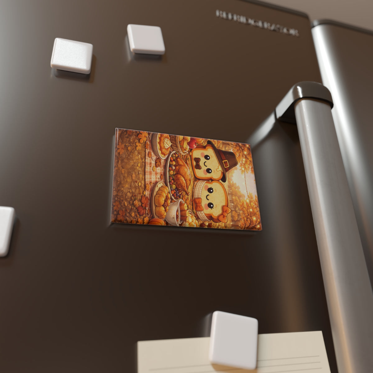 November Toasty Couple Rectangle Magnet