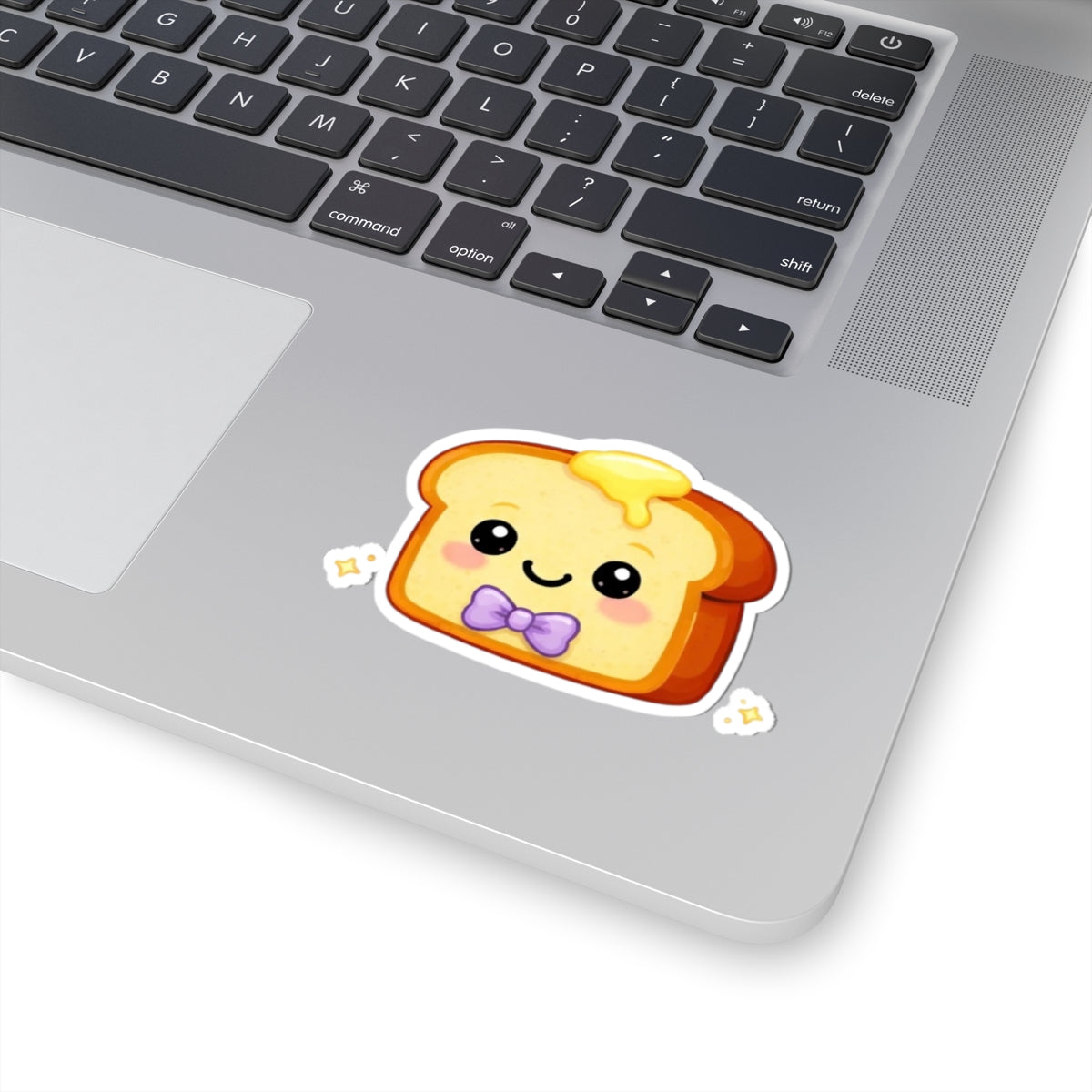 Kiss-Cut Sticker — Toasty Lavender Bowtie