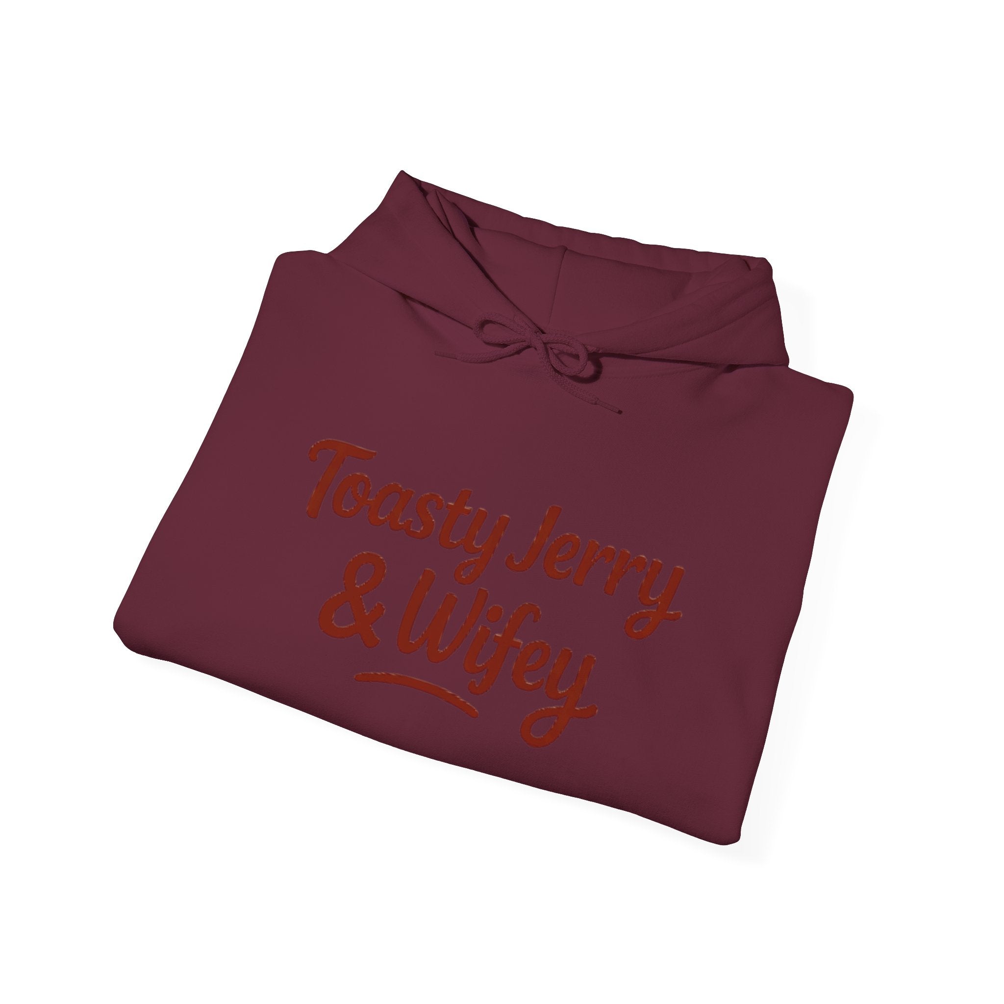 Lightweight Hoodie - ToastyJerry & Wifey Hoodie (Large text)