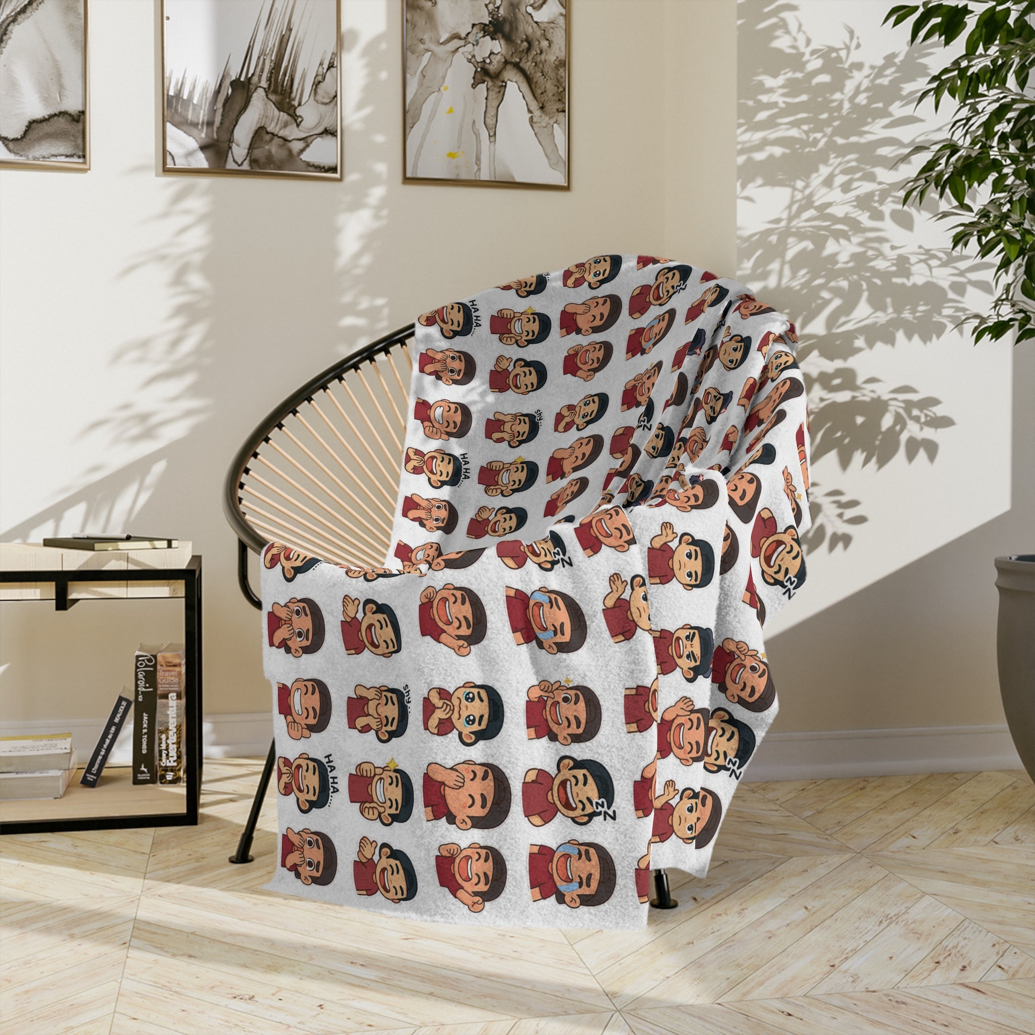ToastyJerry Emoji - Velveteen Microfiber Blanket