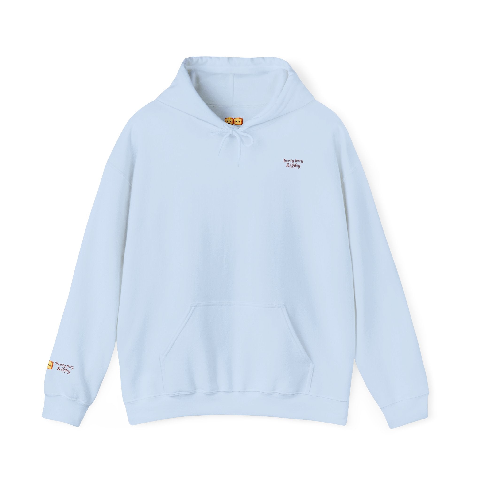 Lightweight Hoodie — "Spreading Smiles, One Toast at a Time." Graph Hoodie