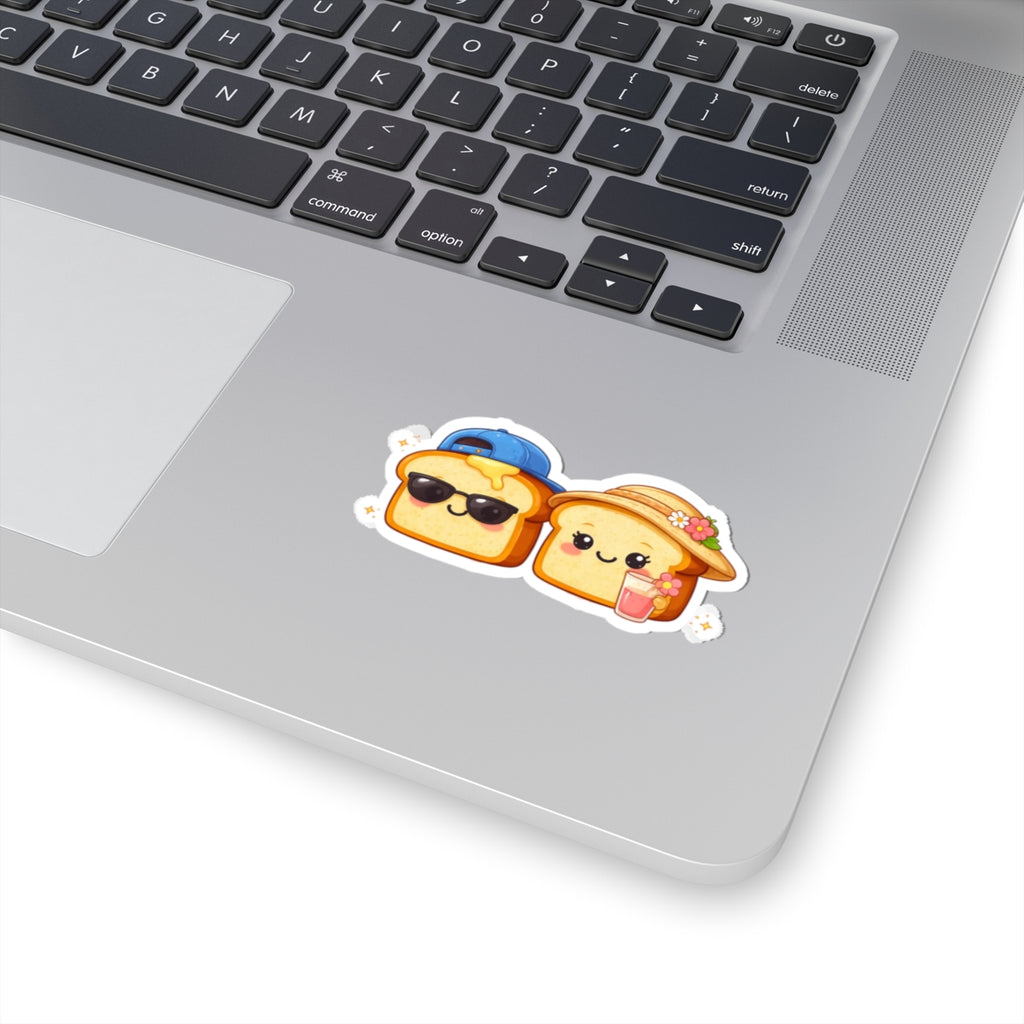 Vaca Toasty Couple — Kiss-Cut Sticker