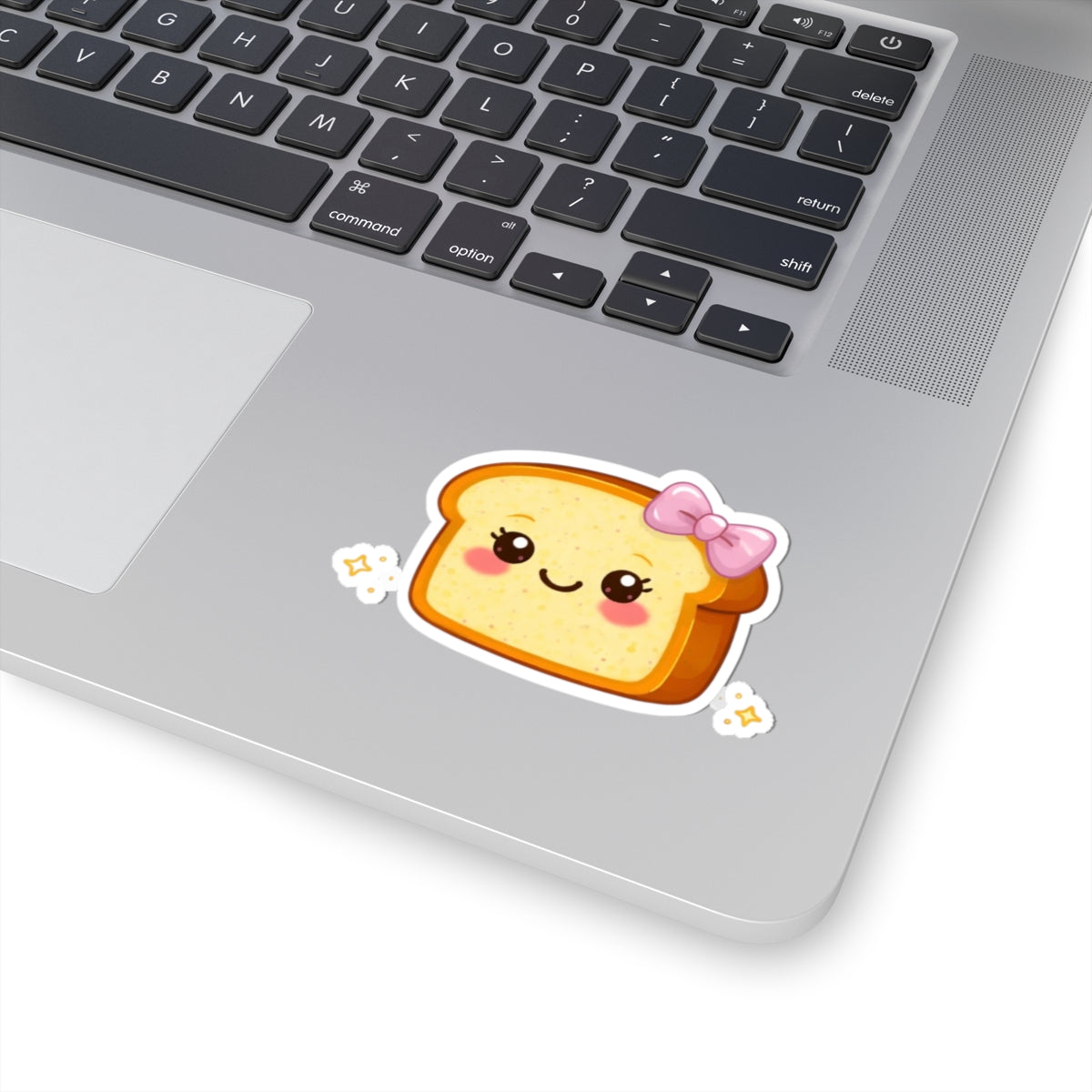 Kiss-Cut Sticker — Toasty Light Pink Bow