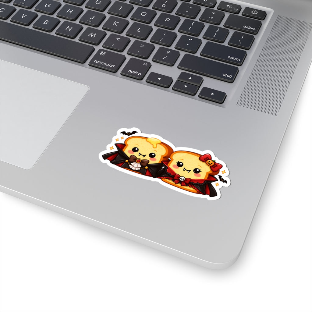 Vampire Toast Kiss-Cut Sticker