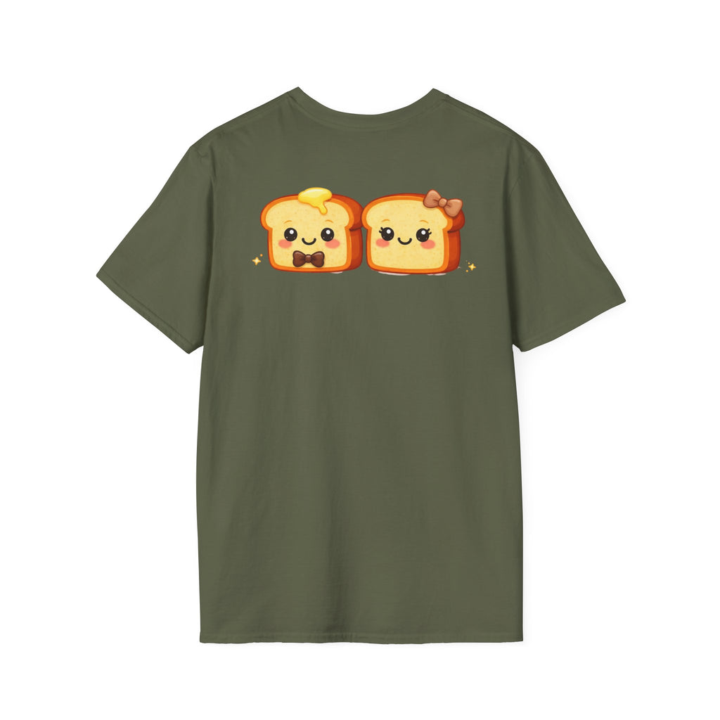 T-Shirt — 'Toasty Jerry & Wifey' (Large text) Couple Graphic Tee