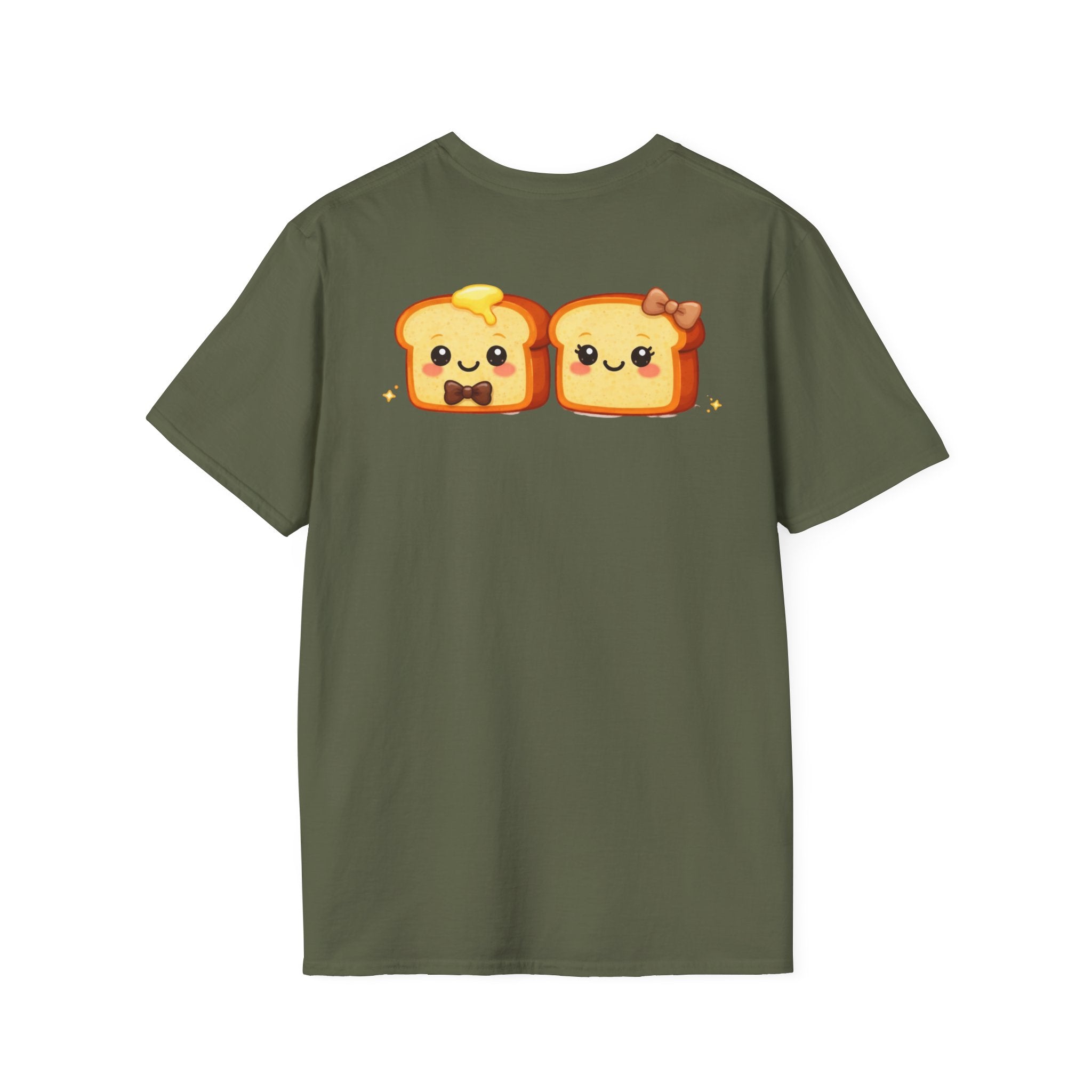 T-Shirt — 'Toasty Jerry & Wifey' (Large text) Couple Graphic Tee