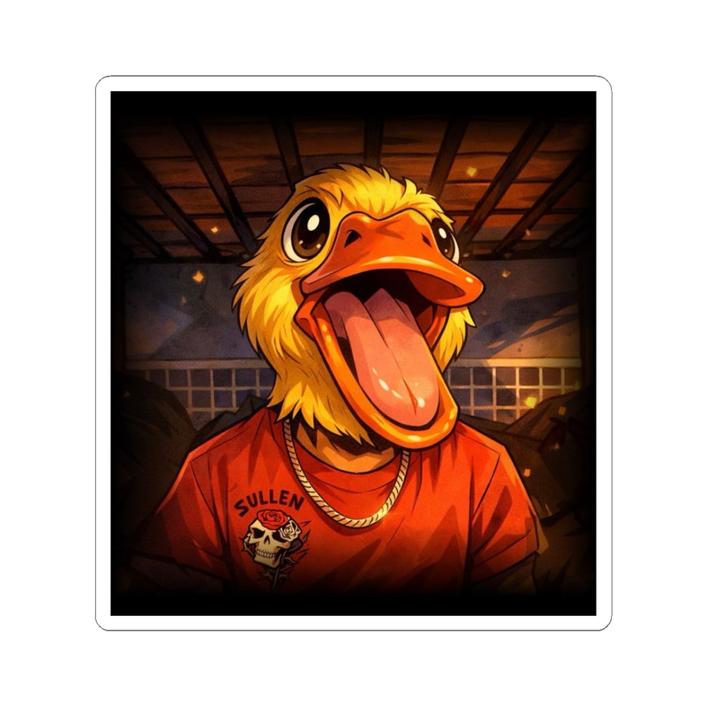 Kiss-Cut Sticker - Fluffy Toasty Ducky Jerry