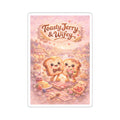 Toasty Jerry & Wifey Story Book Cover Kiss-Cut Sticker