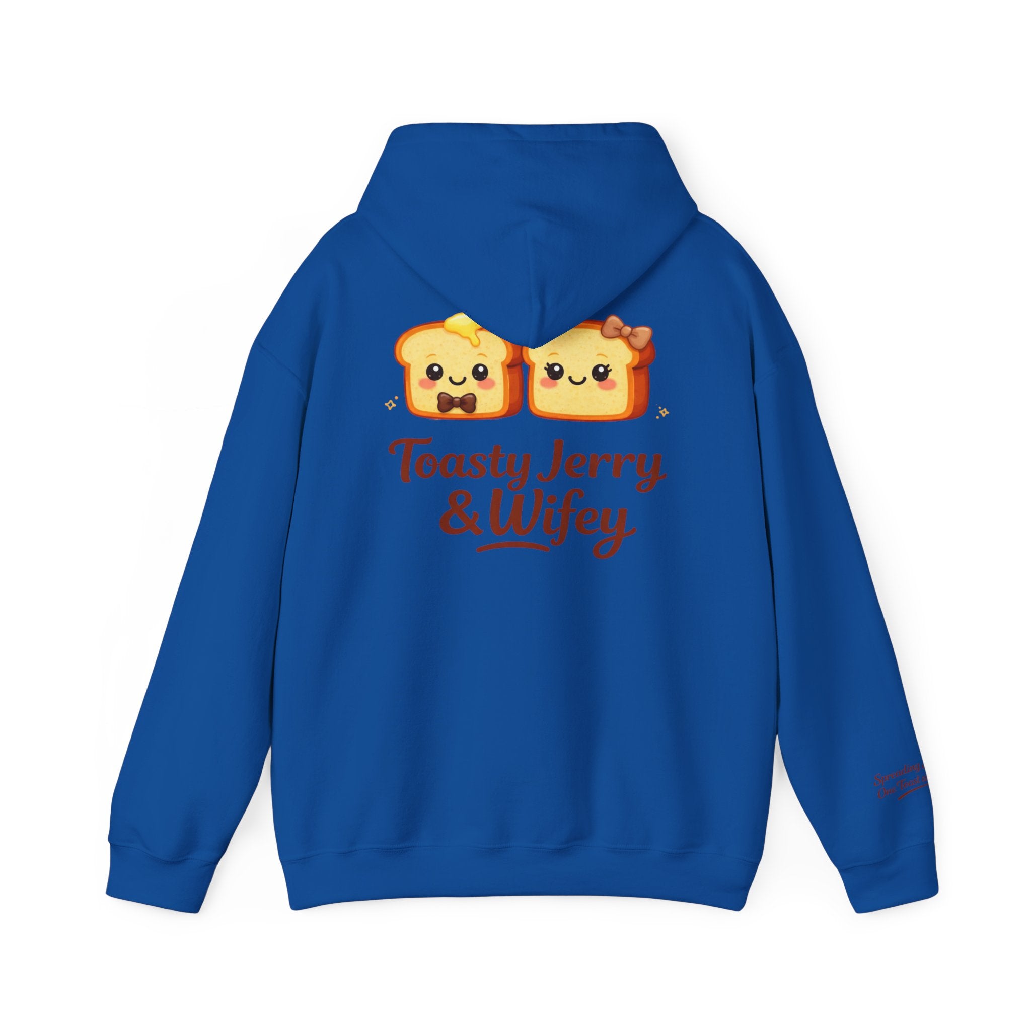 Lightweight Hoodie - ToastyJerry & Wifey Hoodie (Small Text Front)