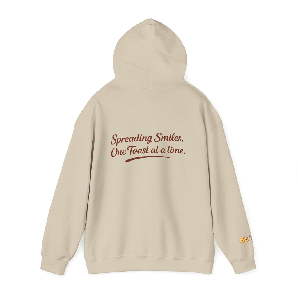 Lightweight Hoodie — "Spreading Smiles, One Toast at a Time." Graph Hoodie