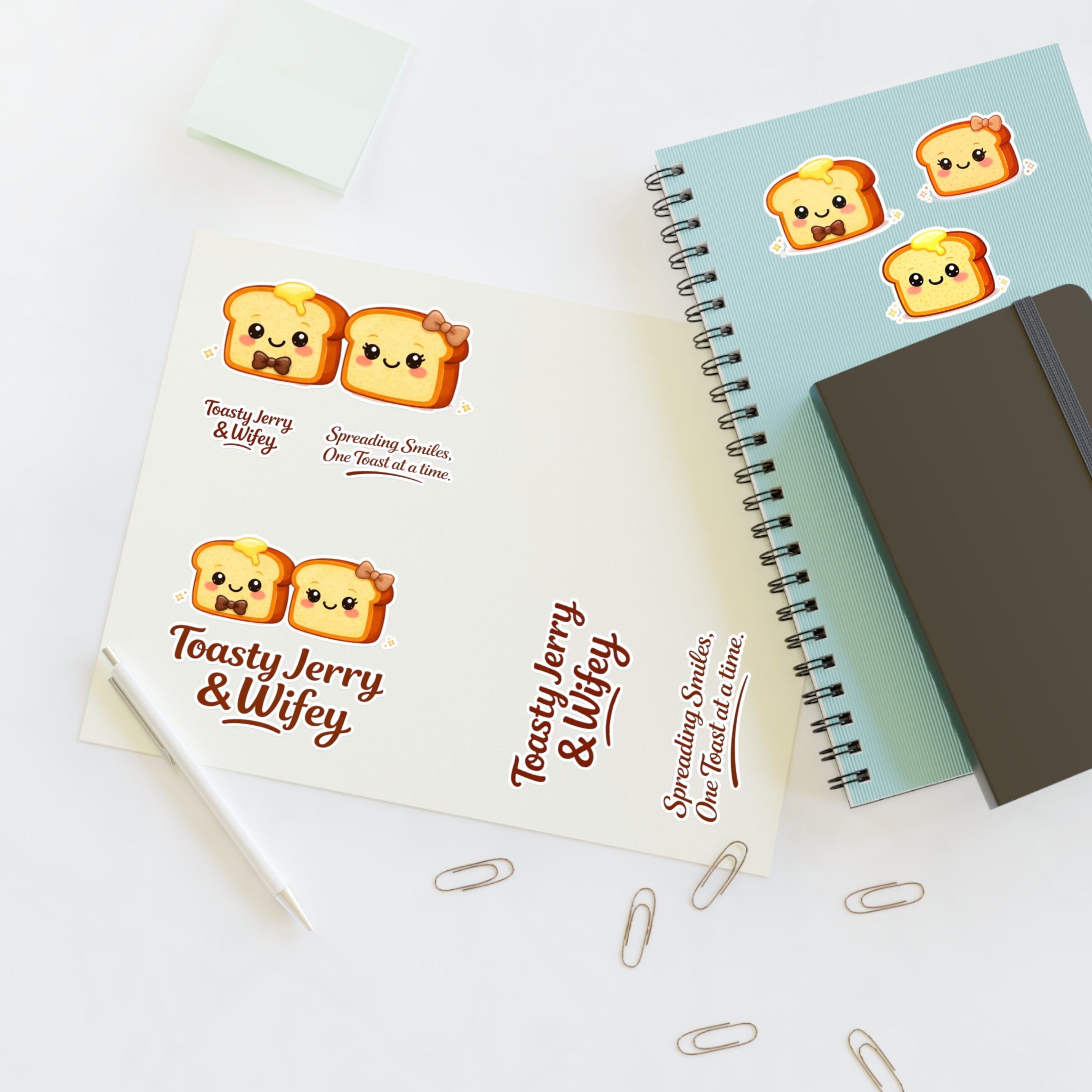 ToastyJerry and Wifey Stickers Sheet