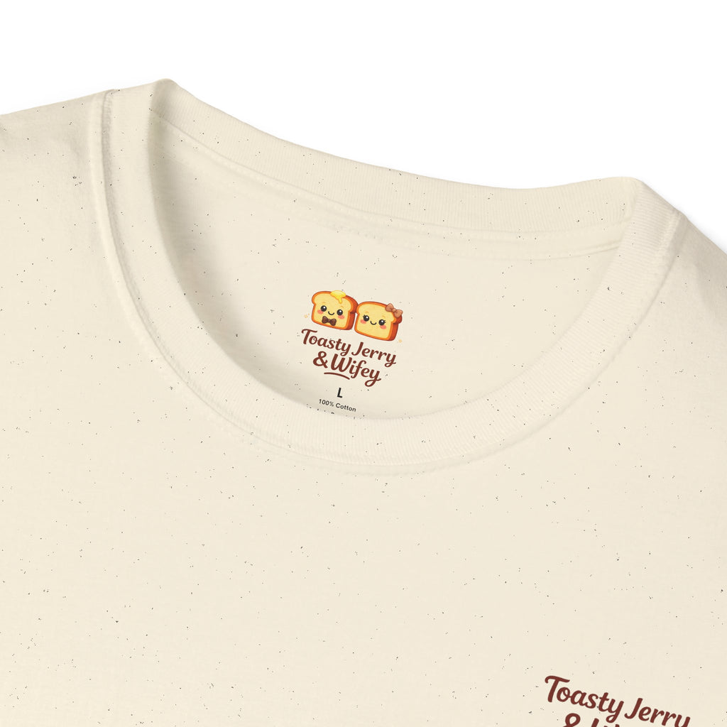T-Shirt — "Spreading Smiles, One Toast at a Time." Graph Tee