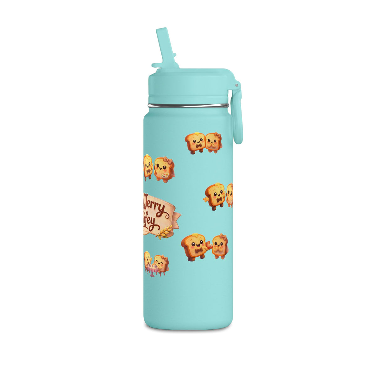Toasty Jerry & Wifey Story Book - 20oz Stainless Sports Bottle