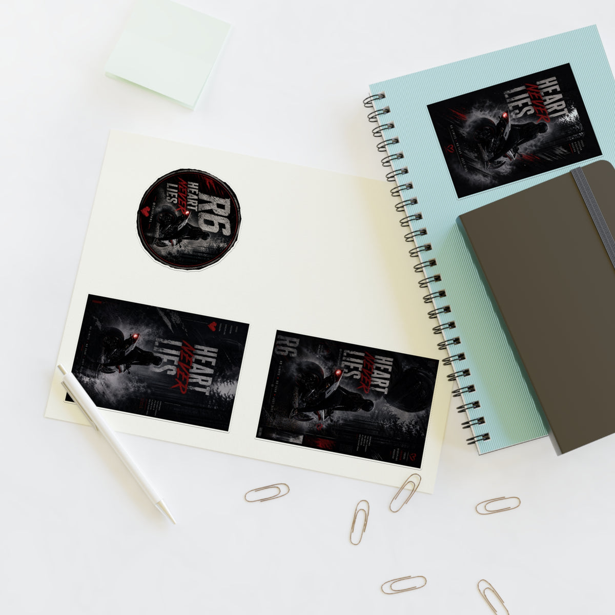 Heart Never Lies R6 Sticker Sheet