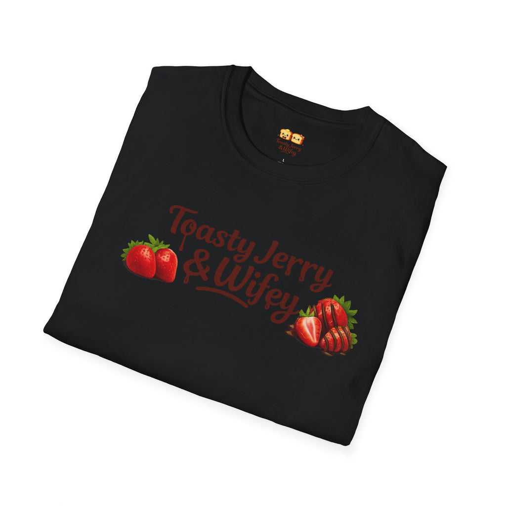 "Toasty Jerry & Wifey" Strawberry + Chocolate T-Shirt