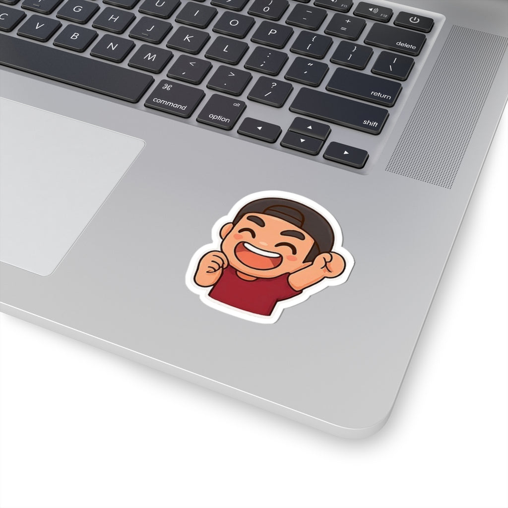 "YAYY!!" Emoji Sticker — Toasty Jerry Kiss-Cut Sticker