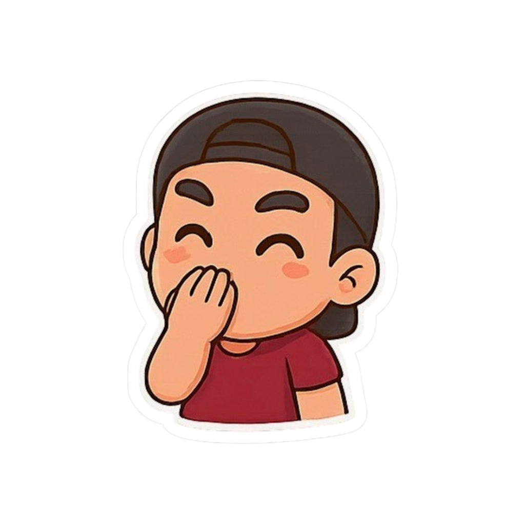 "Hehehehe" Emoji Sticker — Toasty Jerry Kiss-Cut Sticker