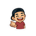 Offer Hand Emoji Sticker — Toasty Jerry Kiss-Cut Sticker