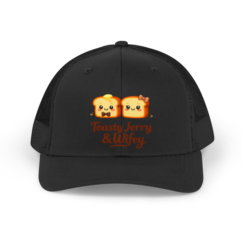 Toasty Jerry & Wifey Couple Retro Trucker Hat