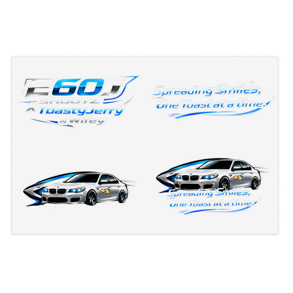 E60J x ToastyJerry & Wifey Collab - Sticker Sheet