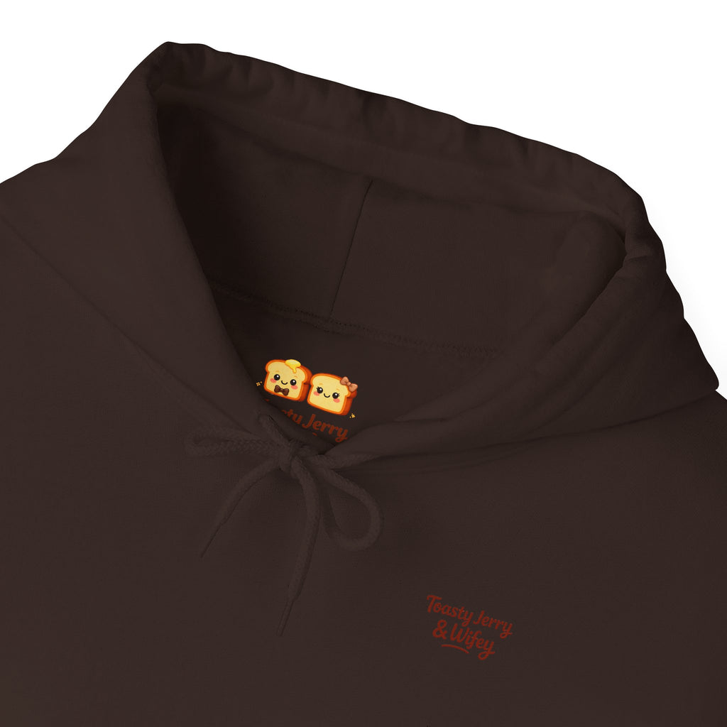 Lightweight Hoodie - ToastyJerry & Wifey Hoodie (Small Text Front)