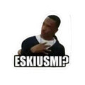 ESKIUSMI? Meme Kiss-Cut Sticker