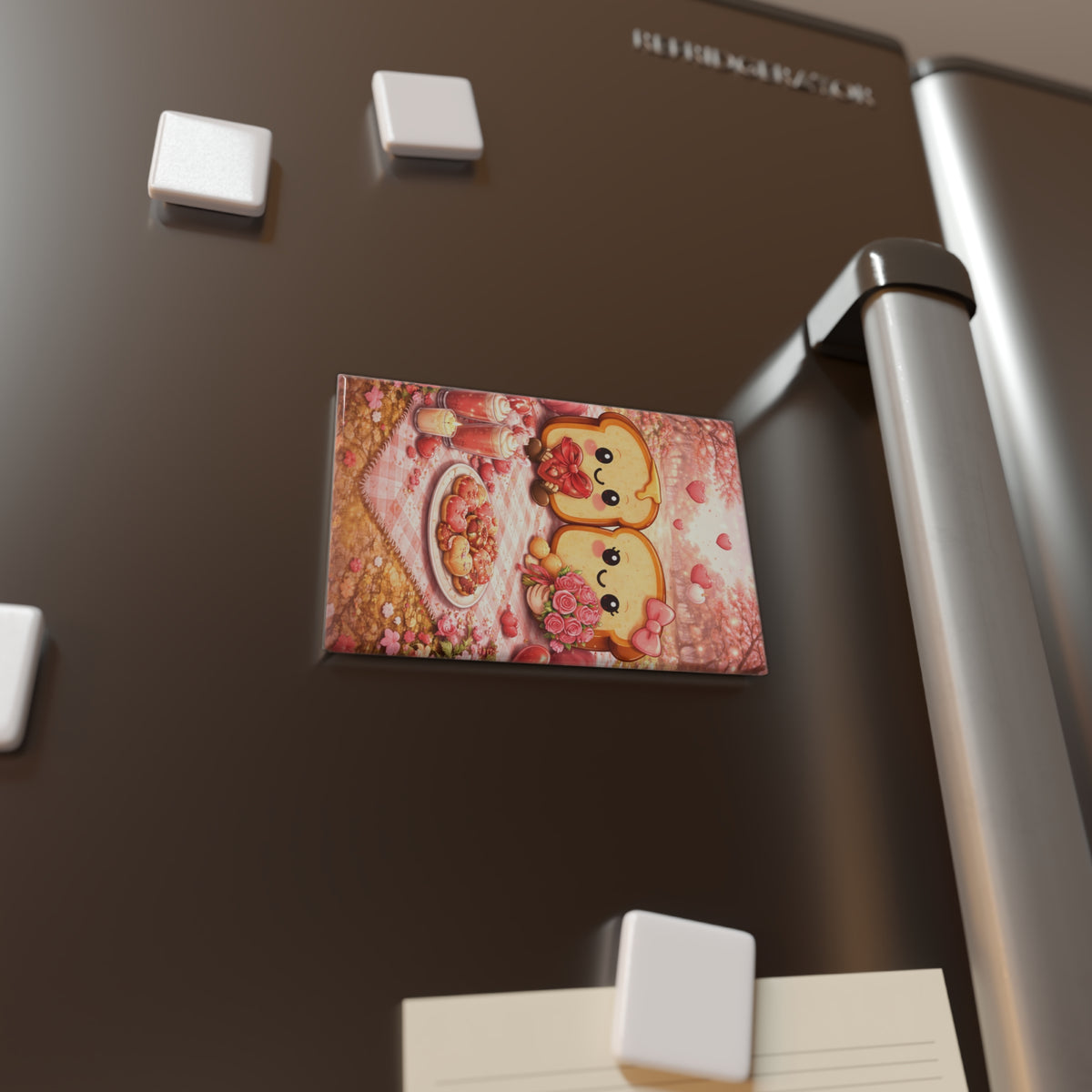 February Toasty Couple Rectangle Magnet