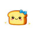 Kiss-Cut  Sticker — Toasty Blue Bow