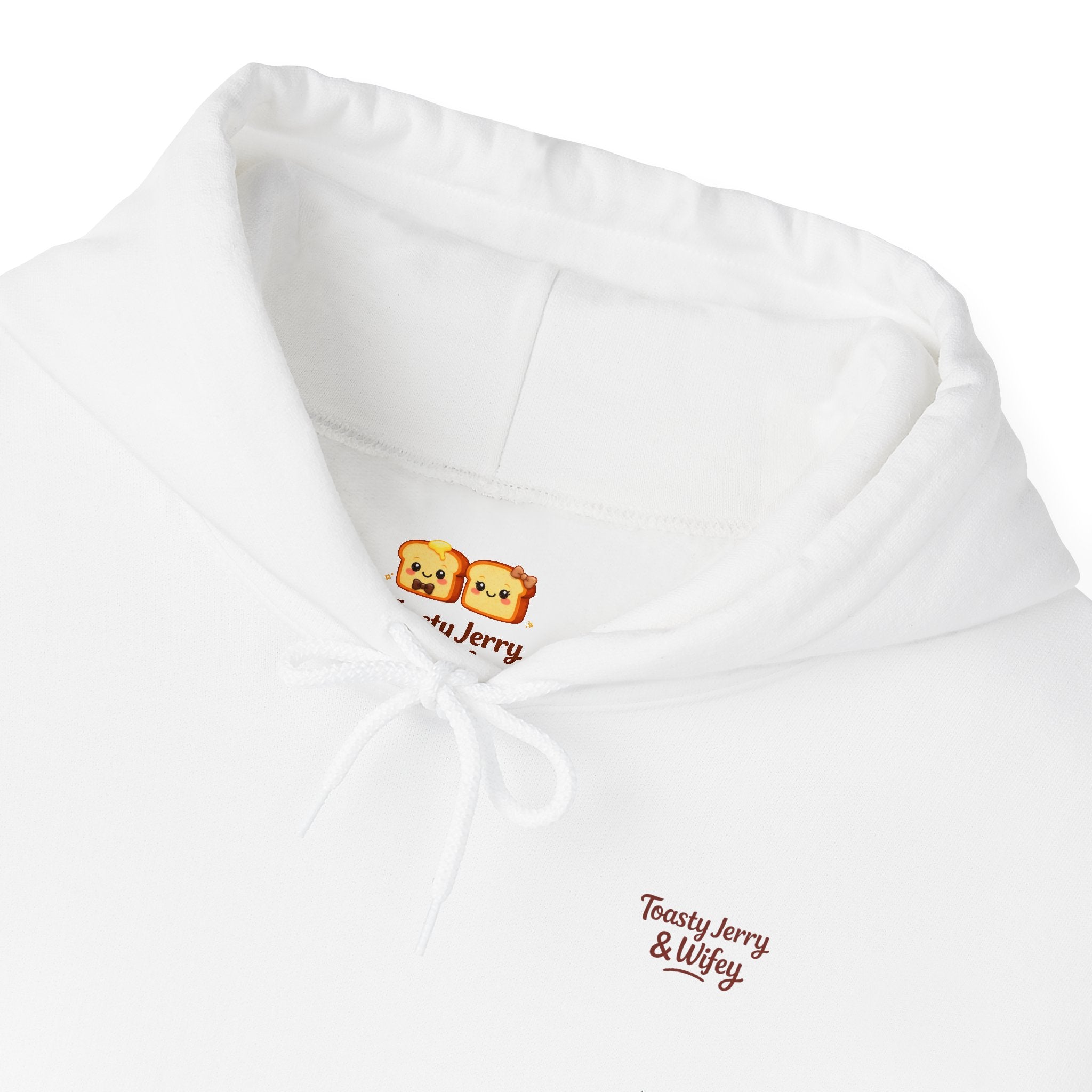 Lightweight Hoodie - ToastyJerry & Wifey Hoodie (Small Text Front)