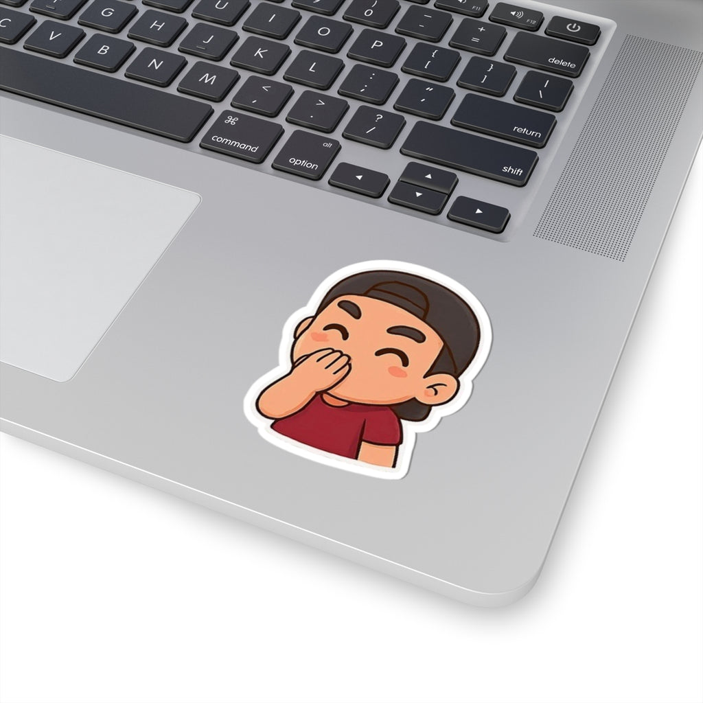 "Hehehehe" Emoji Sticker — Toasty Jerry Kiss-Cut Sticker