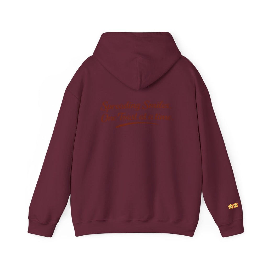 Lightweight Hoodie — "Spreading Smiles, One Toast at a Time." Graph Hoodie