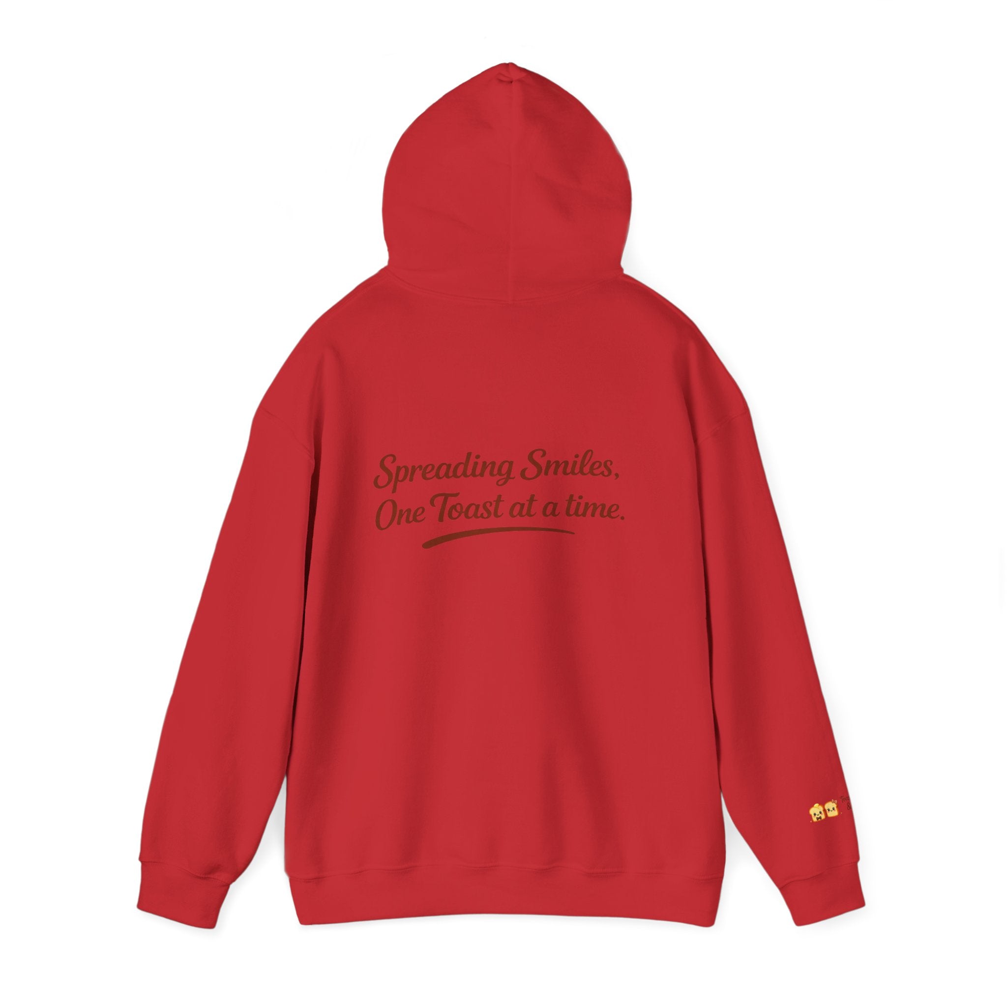 Lightweight Hoodie — "Spreading Smiles, One Toast at a Time." Graph Hoodie