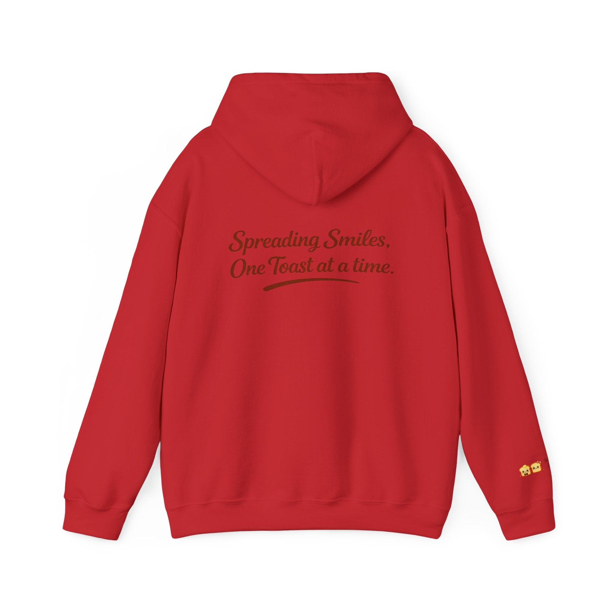 Lightweight Hoodie — "Spreading Smiles, One Toast at a Time." Graph Hoodie