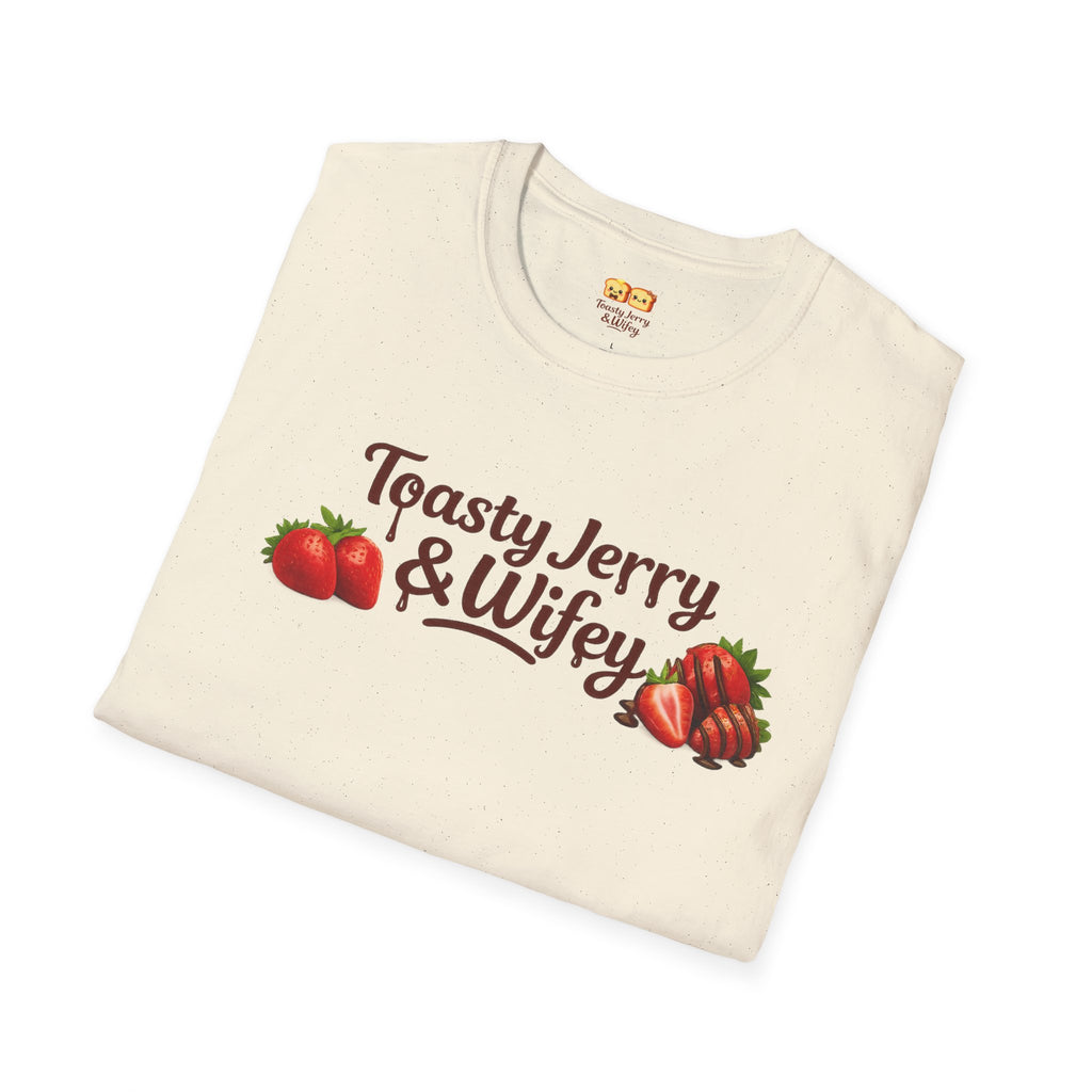 "Toasty Jerry & Wifey" Strawberry + Chocolate T-Shirt