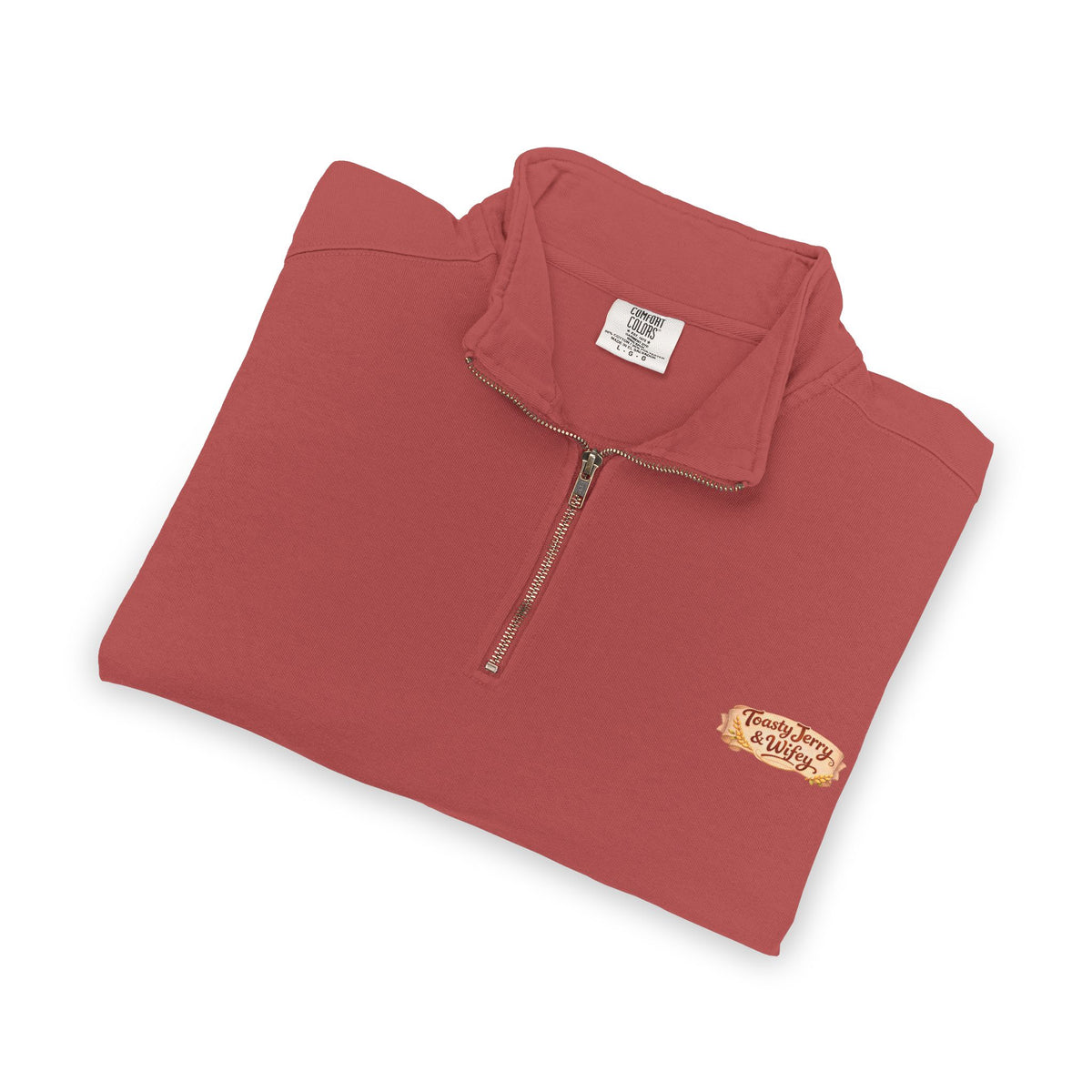 Kawaii Toast Couple Quarter-Zip Sweatshirt
