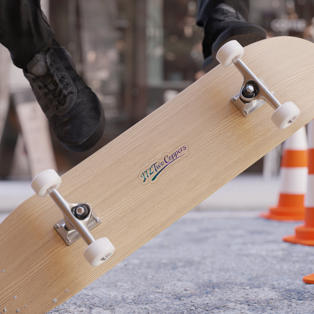 "ITZTwoCoppers" Die-Cut Transparent Outdoor Sticker