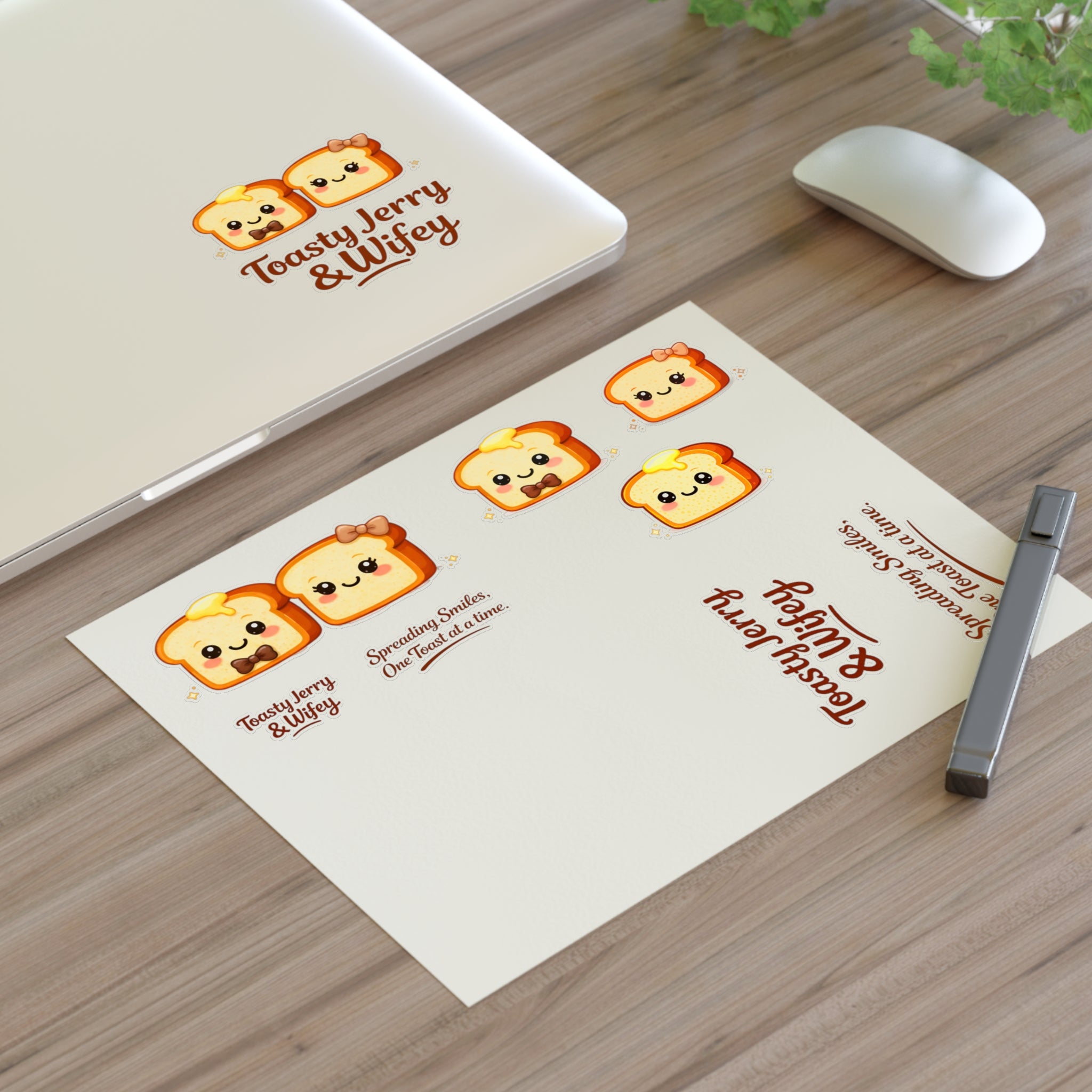 ToastyJerry and Wifey Stickers Sheet