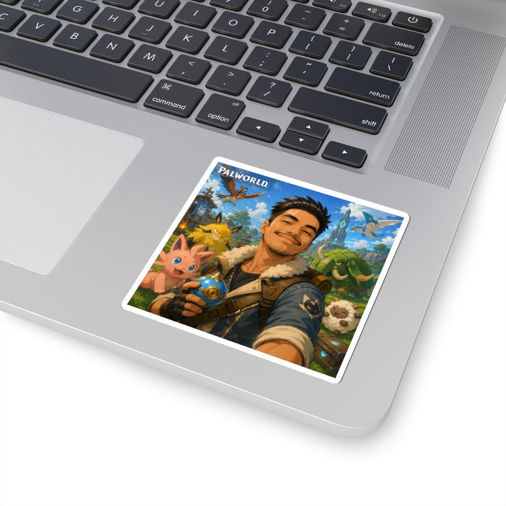 Palworld Selfie Sticker — Gamer Character Kiss-Cut Vinyl Sticker