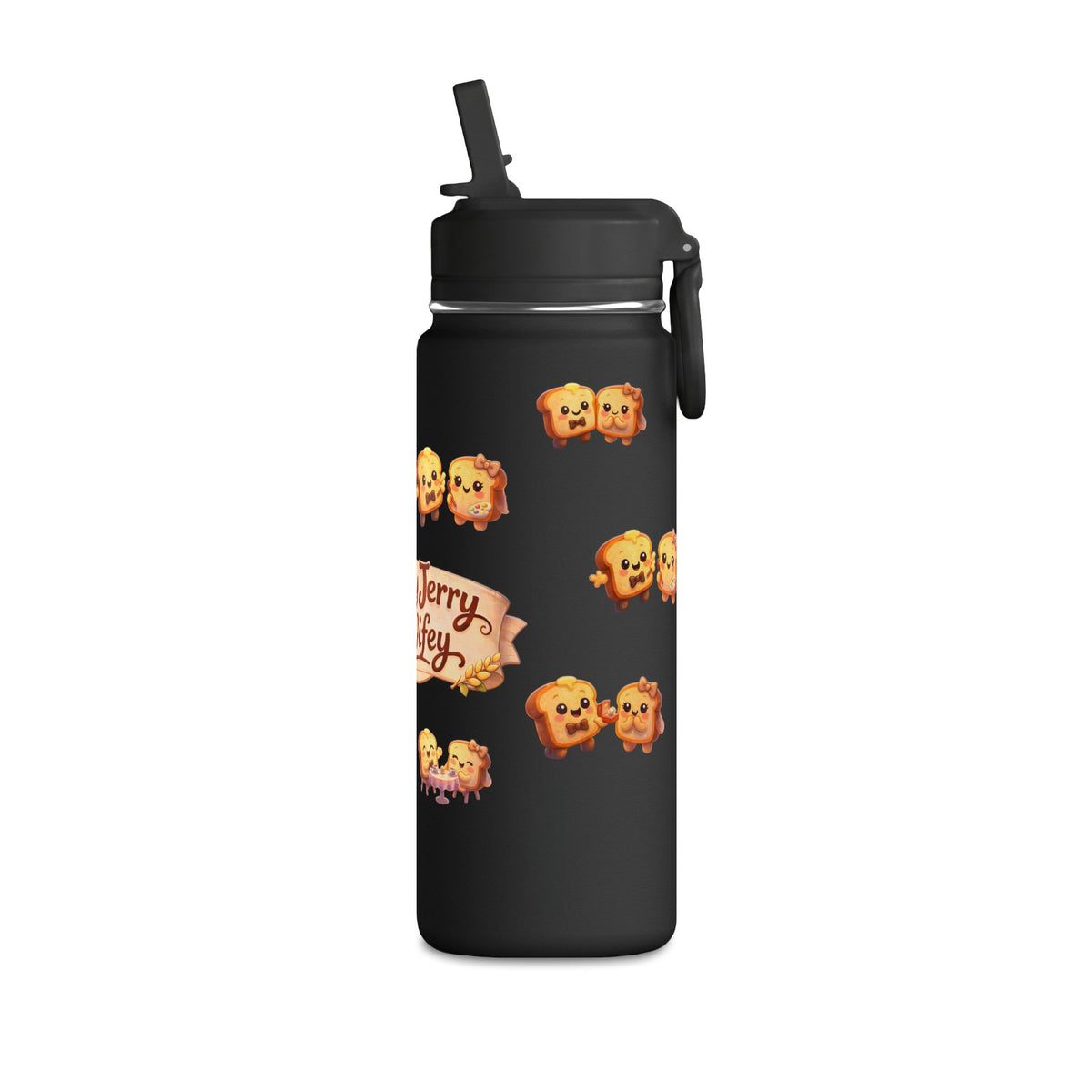 Toasty Jerry & Wifey Story Book - 20oz Stainless Sports Bottle