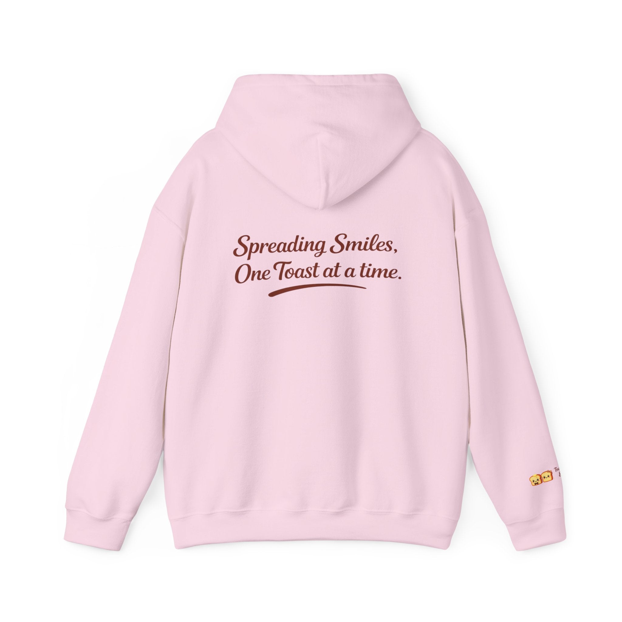 Lightweight Hoodie — "Spreading Smiles, One Toast at a Time." Graph Hoodie