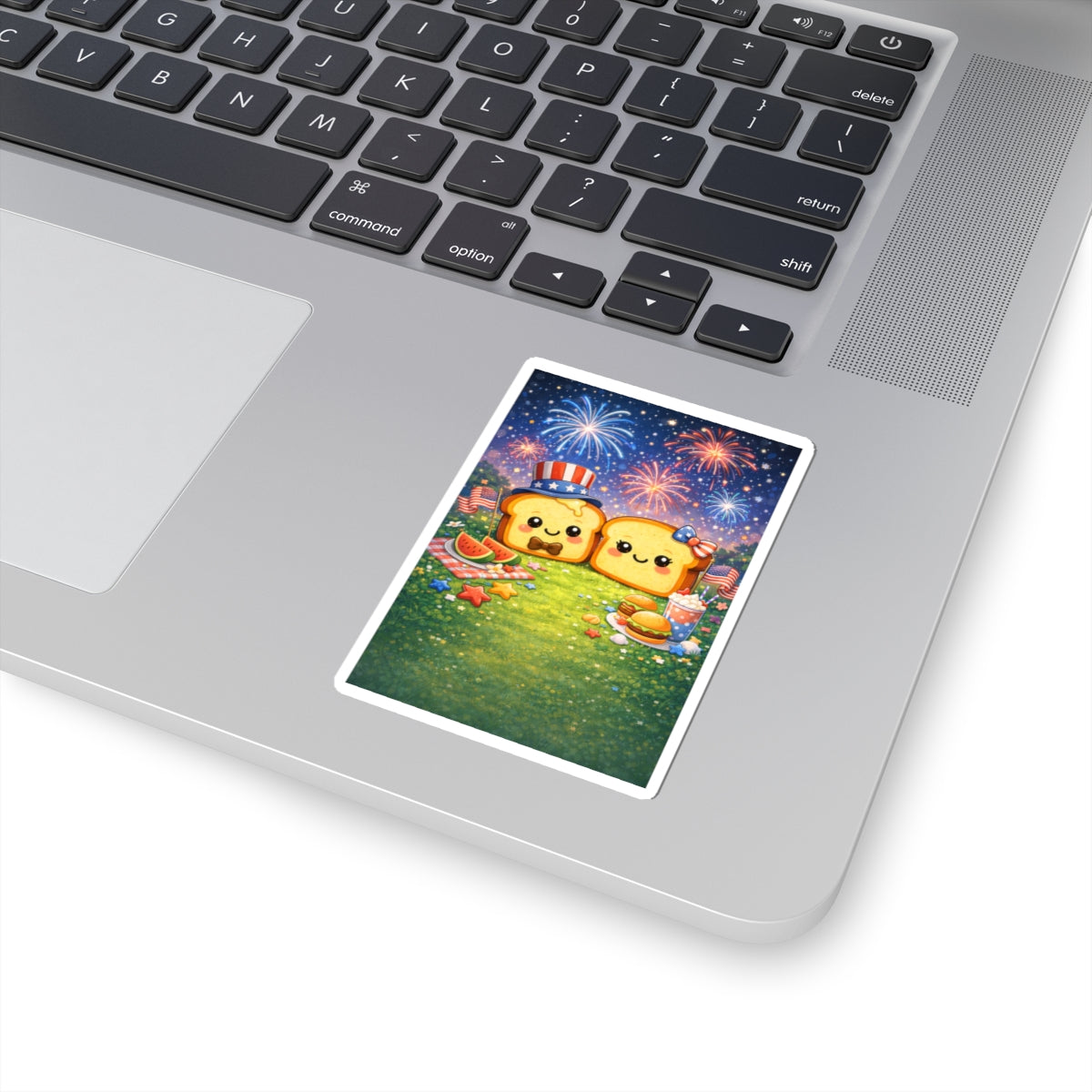 Cute Toasty July Stickers