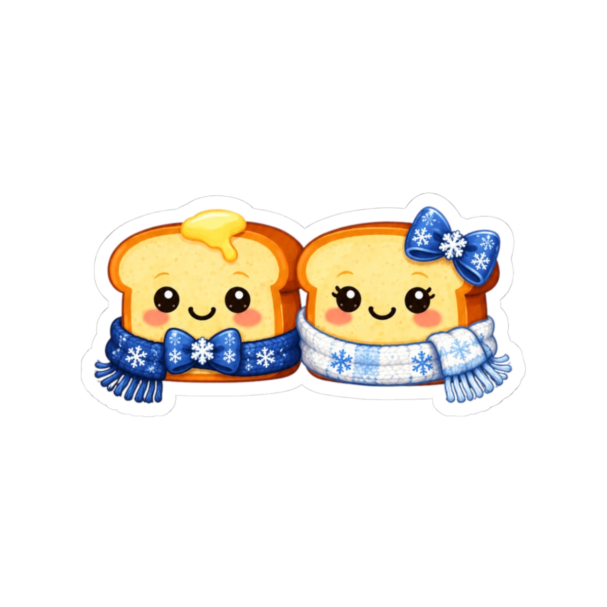 Cute Winter Scarf Kiss-Cut Stickers #1