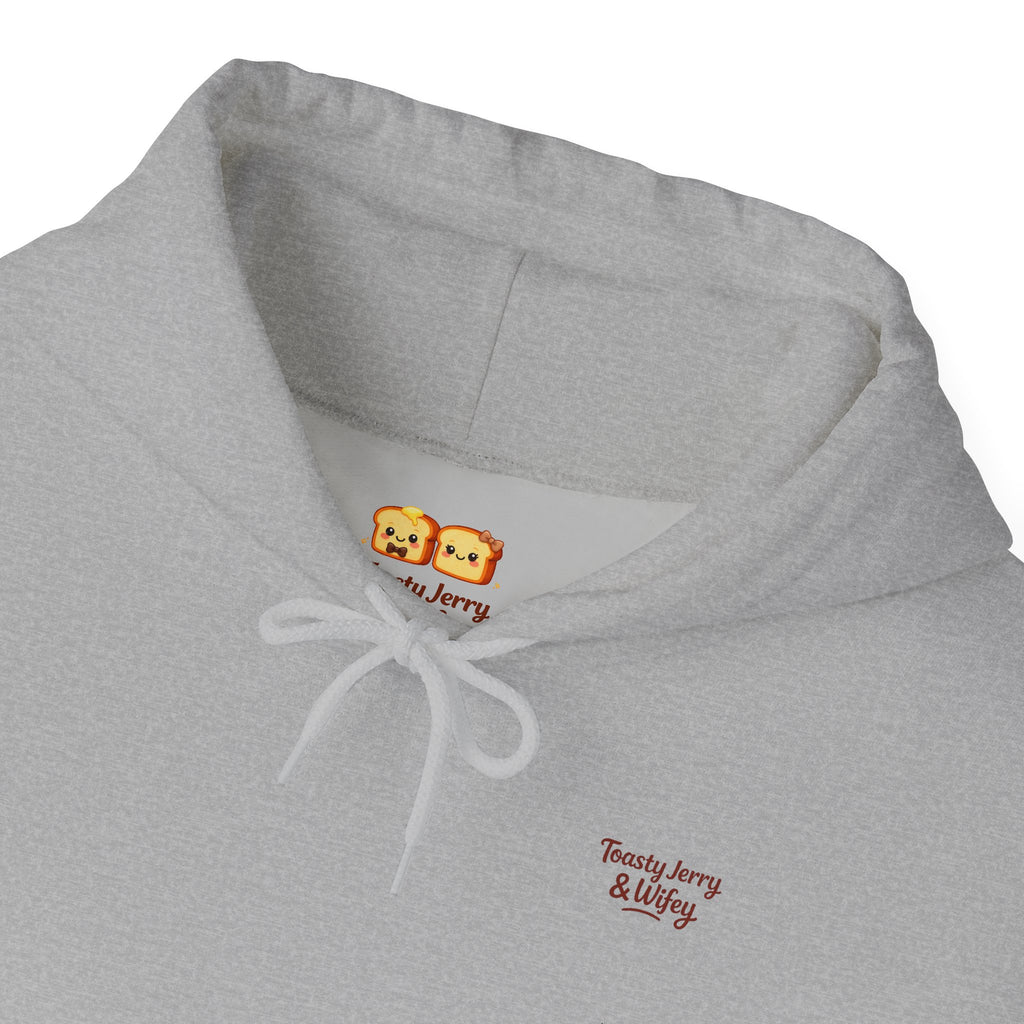 Lightweight Hoodie - ToastyJerry & Wifey Hoodie (Small Text Front)